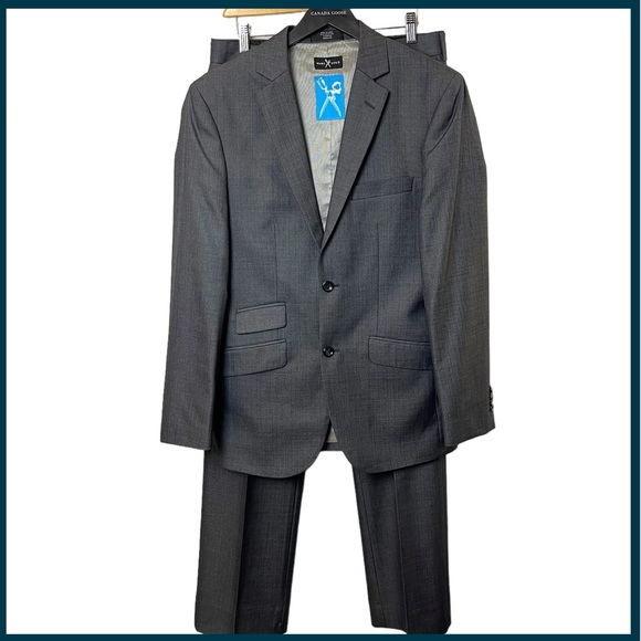 Marc Ecko Other - Marc Ecko Dark Grey 2 Piece Suit 2-Button Jacket (36R/30x34)